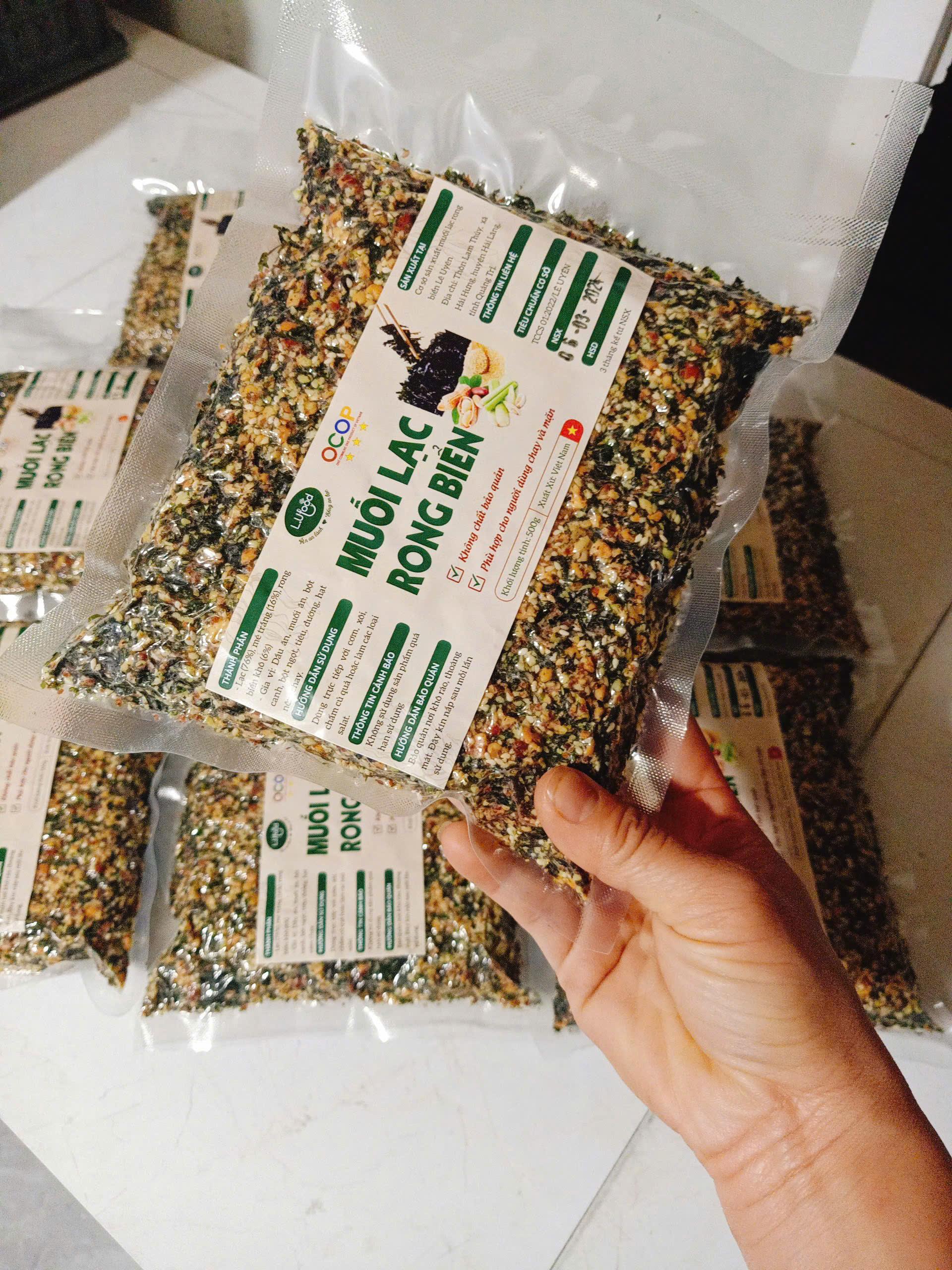 •	Muối Lạc Rong Biển Túi 500g – Thuần Chay – Tiện Lợi – Hương Vị Việt Xưa - ảnh chính